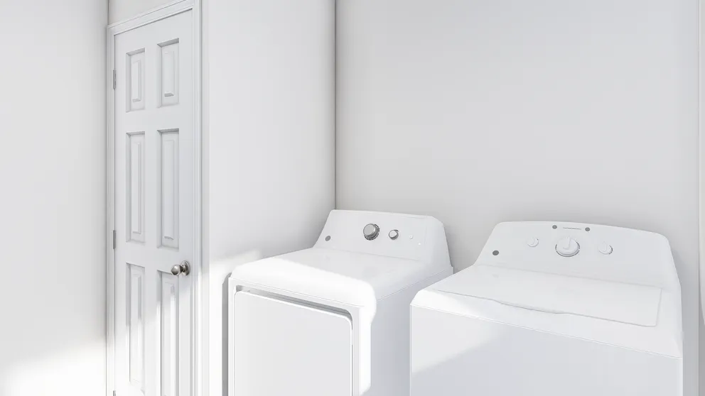 The BIG EASY M001 Utility Room. This Manufactured Mobile Home features 4 bedrooms and 2 baths.
