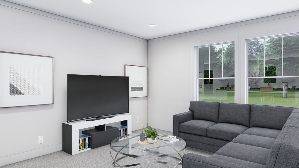 The MY GIRL Living Room. This Manufactured Mobile Home features 3 bedrooms and 2 baths.
