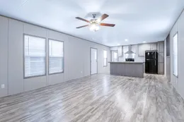 The BREEZE 16723A Living Room. This Manufactured Mobile Home features 3 bedrooms and 2 baths.