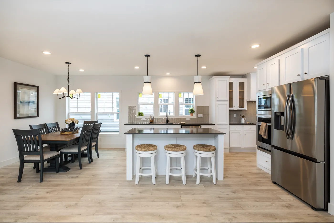 The WINSTON Kitchen. This Manufactured Mobile Home features 3 bedrooms and 2 baths.