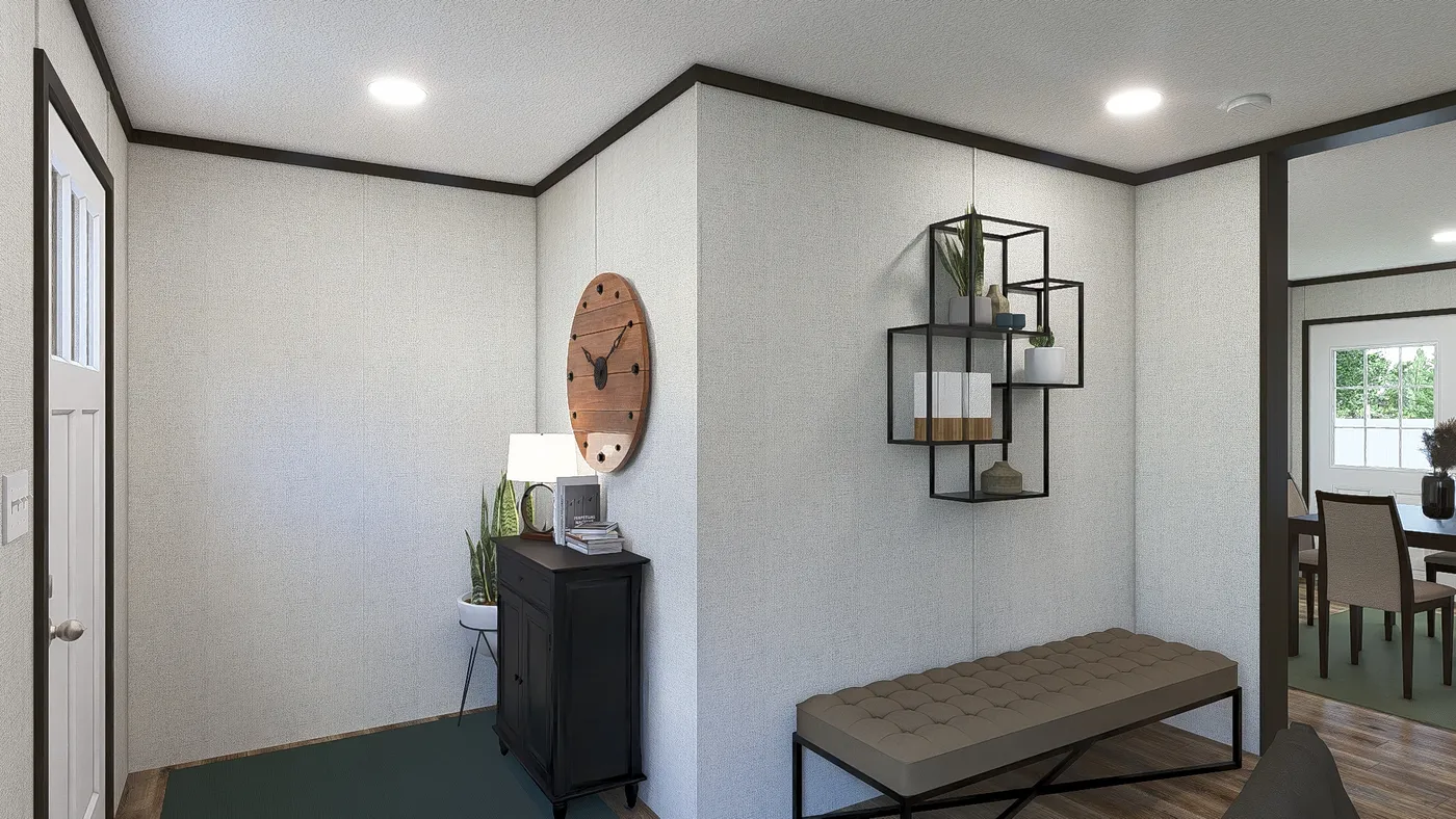 The GLIMPSE Foyer. This Manufactured Mobile Home features 3 bedrooms and 2 baths.