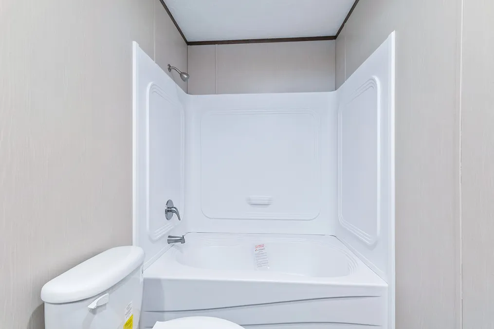 The SELECT 16562A Primary Bathroom. This Manufactured Mobile Home features 2 bedrooms and 2 baths.