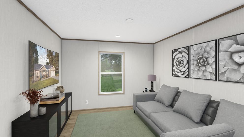 The ASPIRE Flex. This Manufactured Mobile Home features 3 bedrooms and 2 baths.