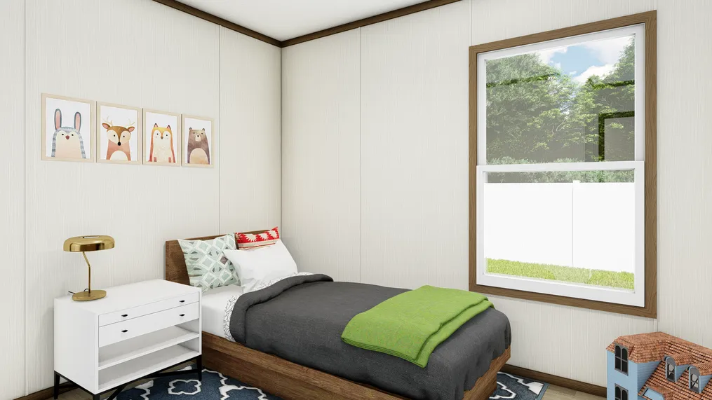 The VISION Guest Bedroom. This Manufactured Mobile Home features 3 bedrooms and 2 baths.