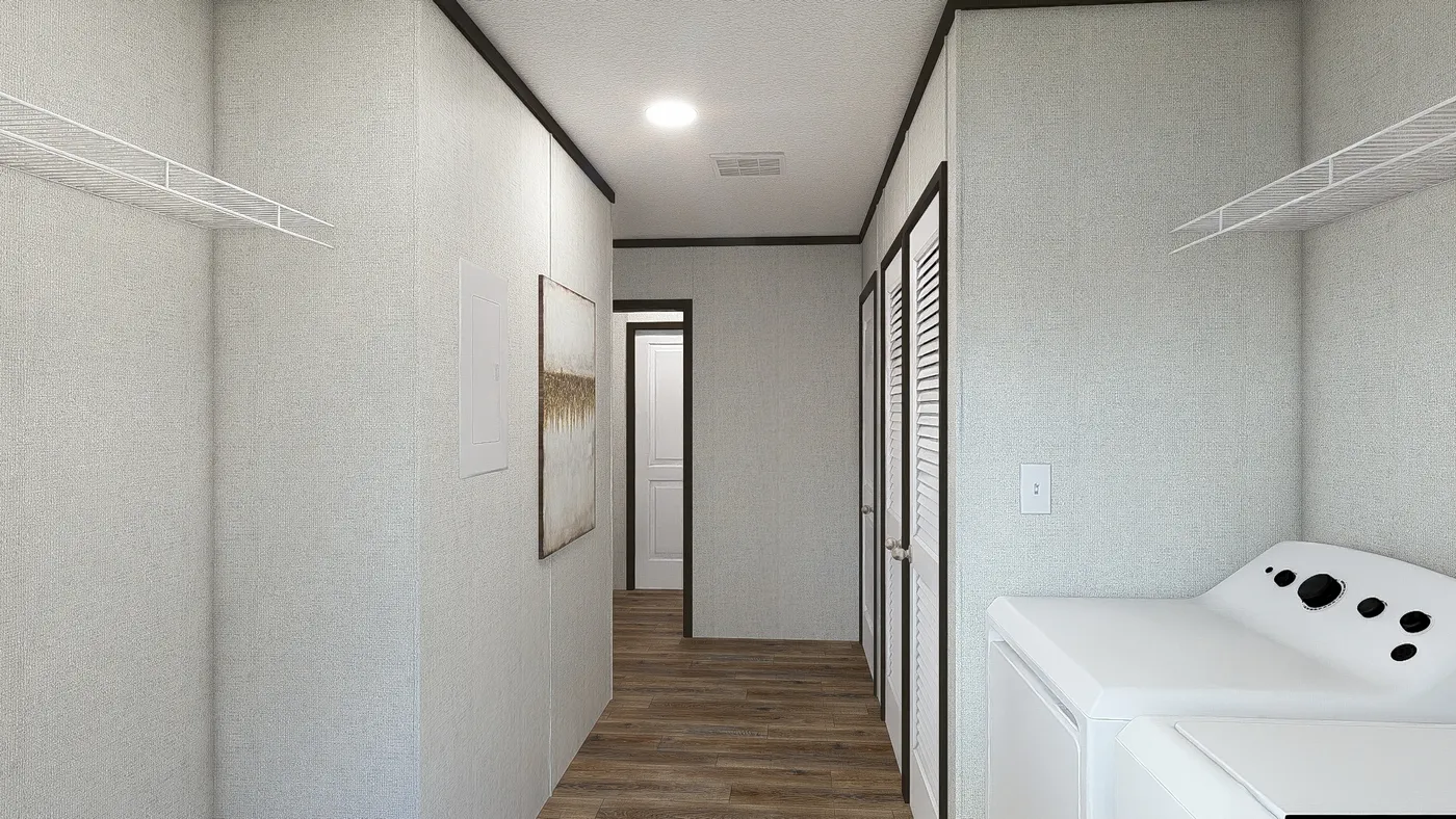 The EMPOWER Utility Room. This Manufactured Mobile Home features 4 bedrooms and 2 baths.
