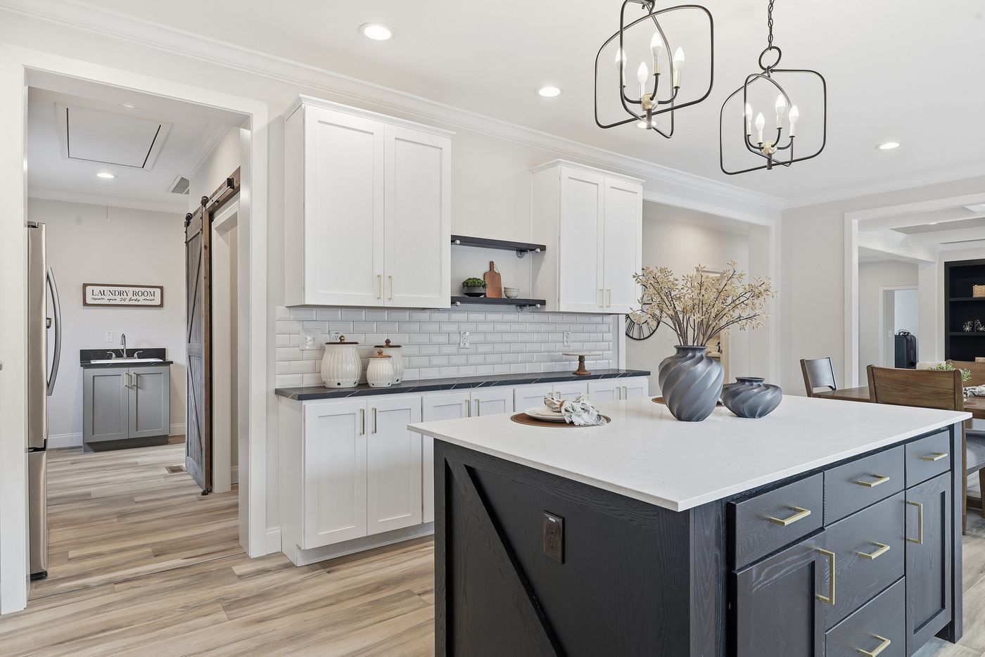 The THE SUMMIT Kitchen. This Manufactured Mobile Home features 3 bedrooms and 2 baths.