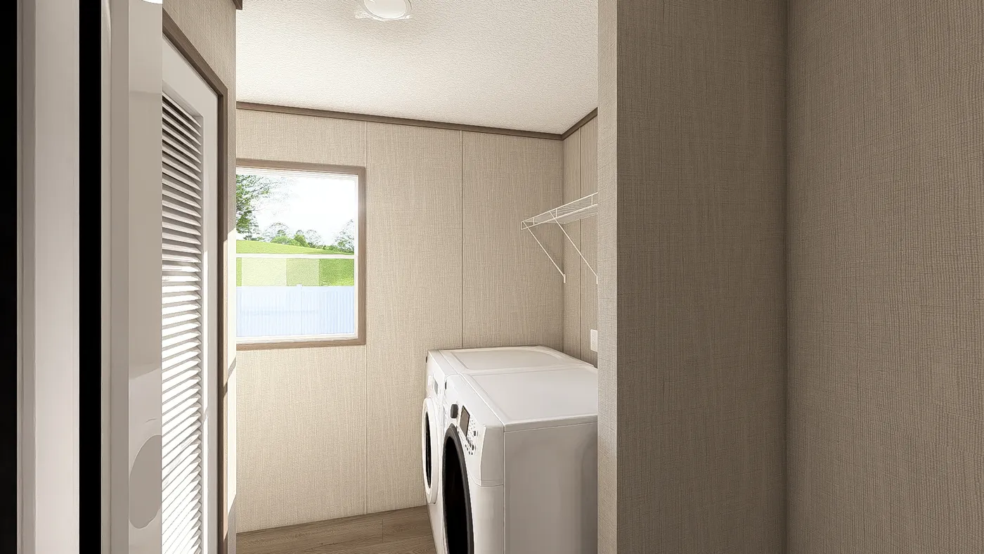 The ULTRA PRO 4 BR 28X68 Utility Room. This Manufactured Mobile Home features 4 bedrooms and 2 baths.