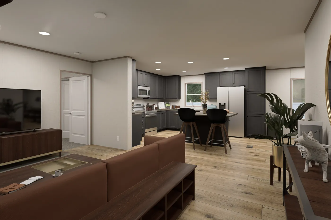 The ULTRA FLEX Foyer. This Manufactured Mobile Home features 4 bedrooms and 2 baths.