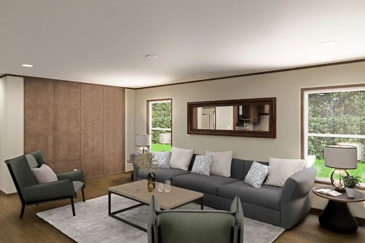 The EVEREST Den. This Manufactured Mobile Home features 4 bedrooms and 2 baths.