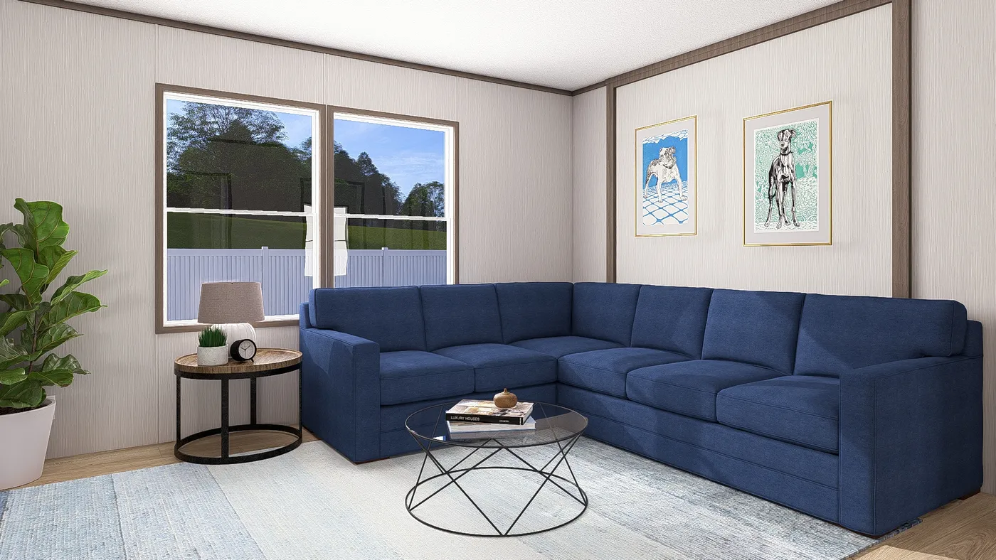 The ULTRA PRO 3 BR 28X56 Den. This Manufactured Mobile Home features 3 bedrooms and 2 baths.
