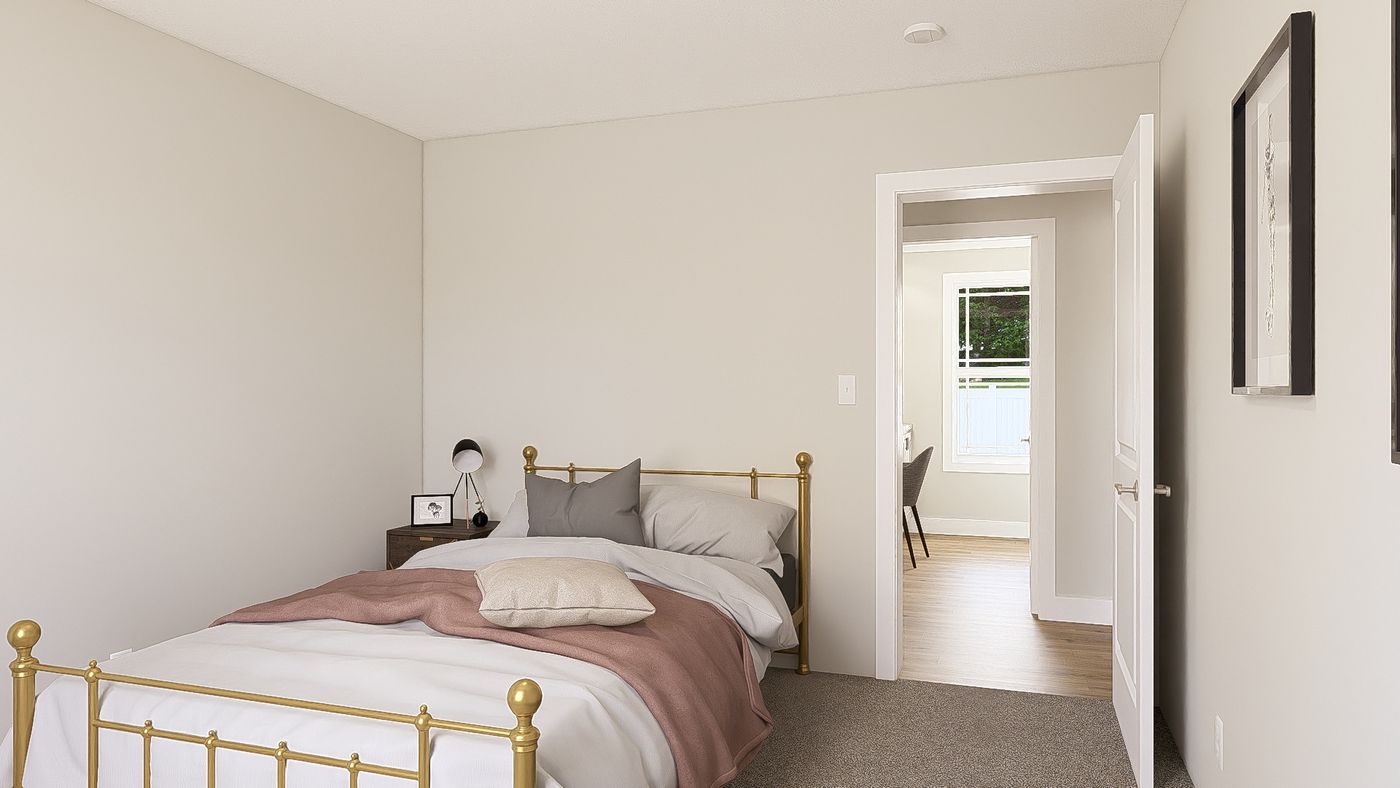 The THE BREEZE 64 Bedroom. This Manufactured Mobile Home features 4 bedrooms and 2 baths.