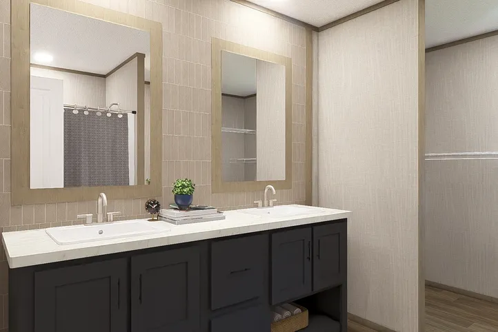 Tranquility. The RIO Exterior. This Manufactured Mobile Home features 3 bedrooms and 2 baths.