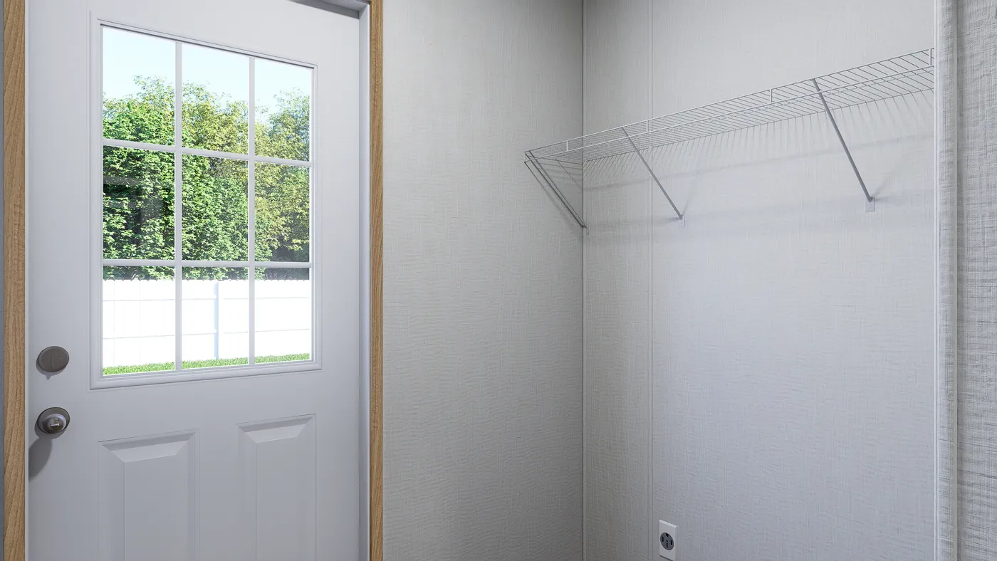 The OASIS Utility Room. This Manufactured Mobile Home features 3 bedrooms and 2 baths.