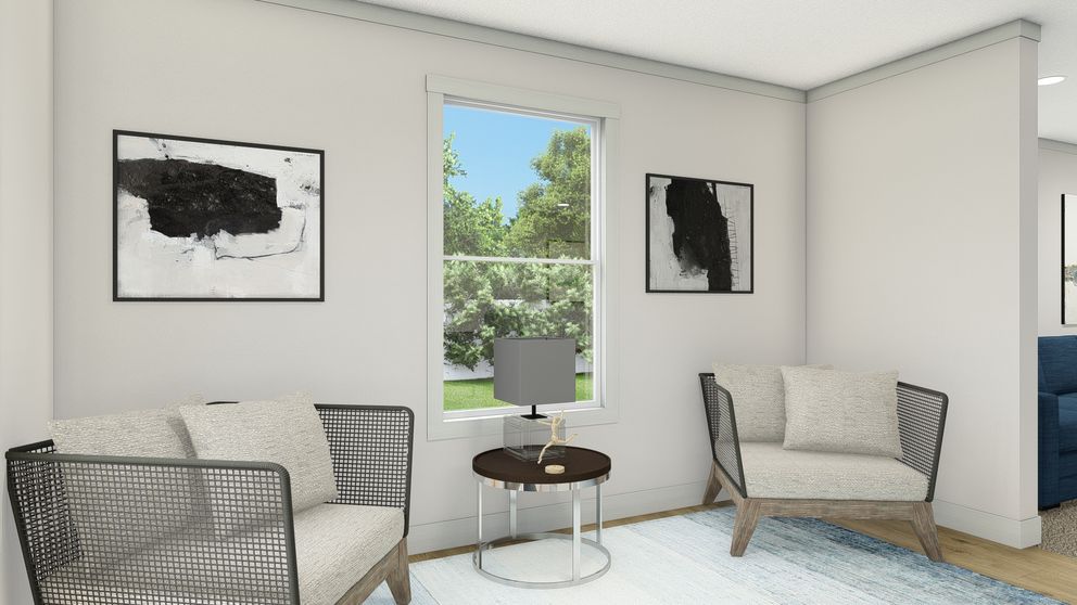 The FREE BIRD Flex. This Manufactured Mobile Home features 3 bedrooms and 2 baths.