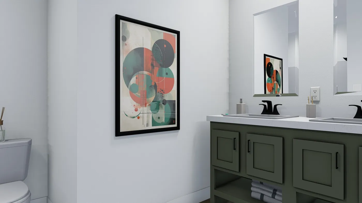 The JOSHUA Primary Bathroom. This Manufactured Mobile Home features 4 bedrooms and 2 baths.