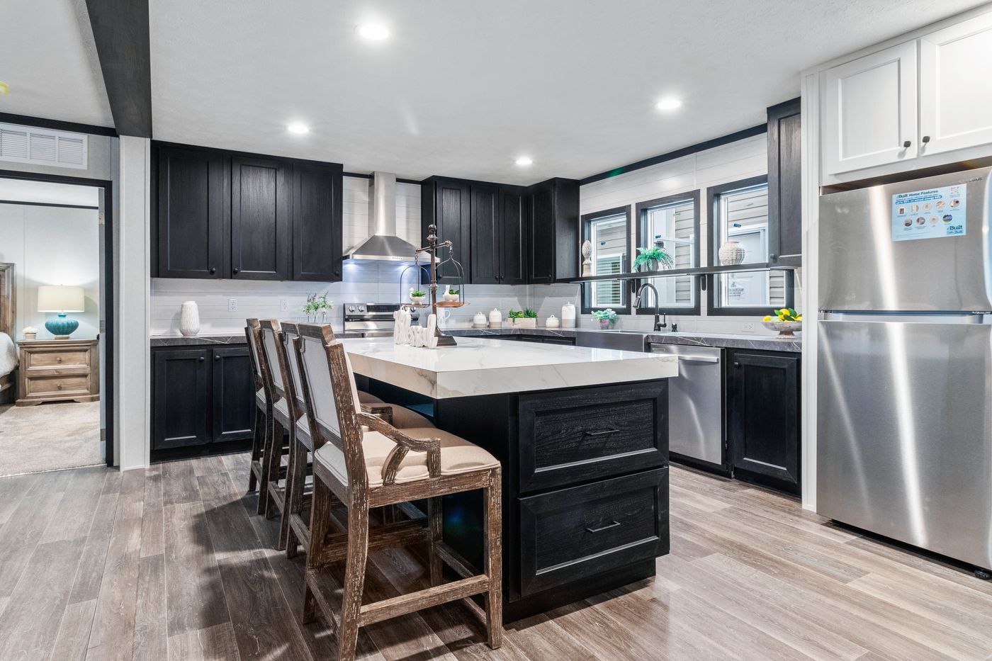 The THE RENEGADE Kitchen. This Manufactured Mobile Home features 3 bedrooms and 2 baths.