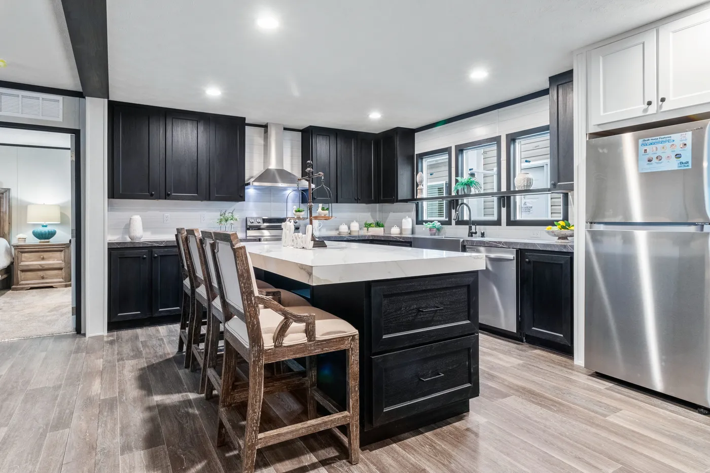 The THE RENEGADE Kitchen. This Manufactured Mobile Home features 3 bedrooms and 2 baths.
