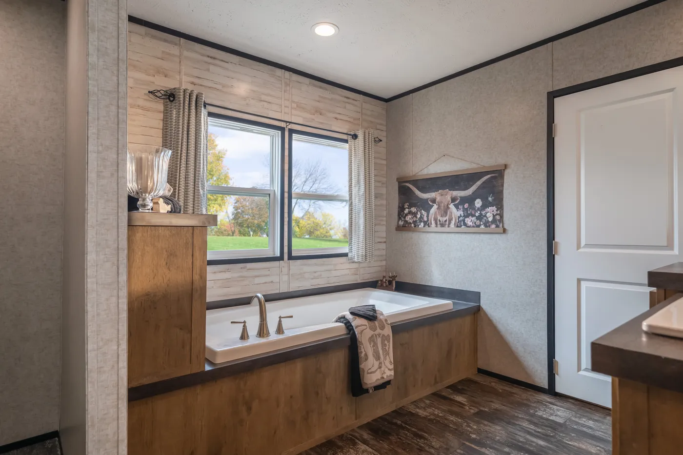 The THE TRIBUTARY Exterior. This Manufactured Mobile Home features 3 bedrooms and 2 baths.