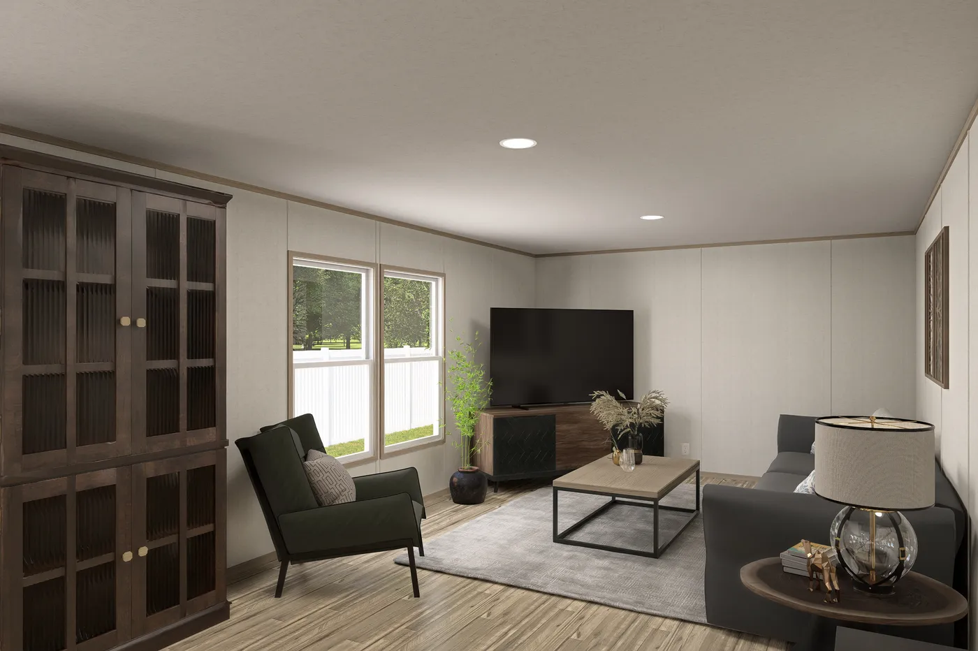 The THE EAGLE 76 Den. This Manufactured Mobile Home features 5 bedrooms and 2 baths.