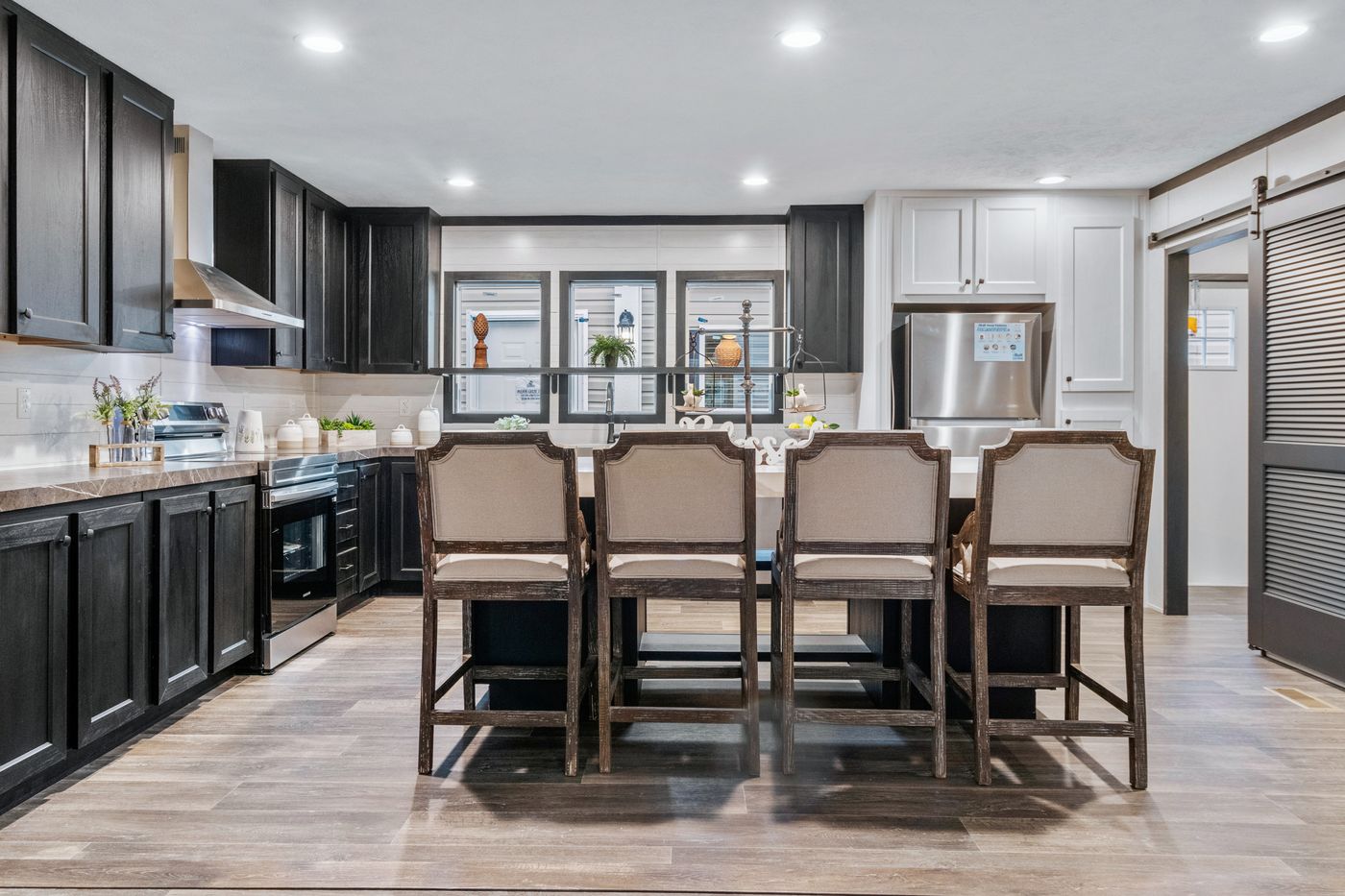 The THE RENEGADE Kitchen. This Manufactured Mobile Home features 3 bedrooms and 2 baths.