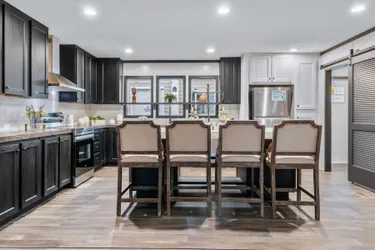 The THE RENEGADE Kitchen. This Manufactured Mobile Home features 3 bedrooms and 2 baths.