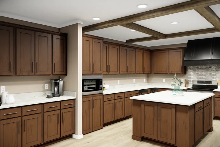 The THE BRYANT Kitchen. This Manufactured Mobile Home features 4 bedrooms and 2 baths.