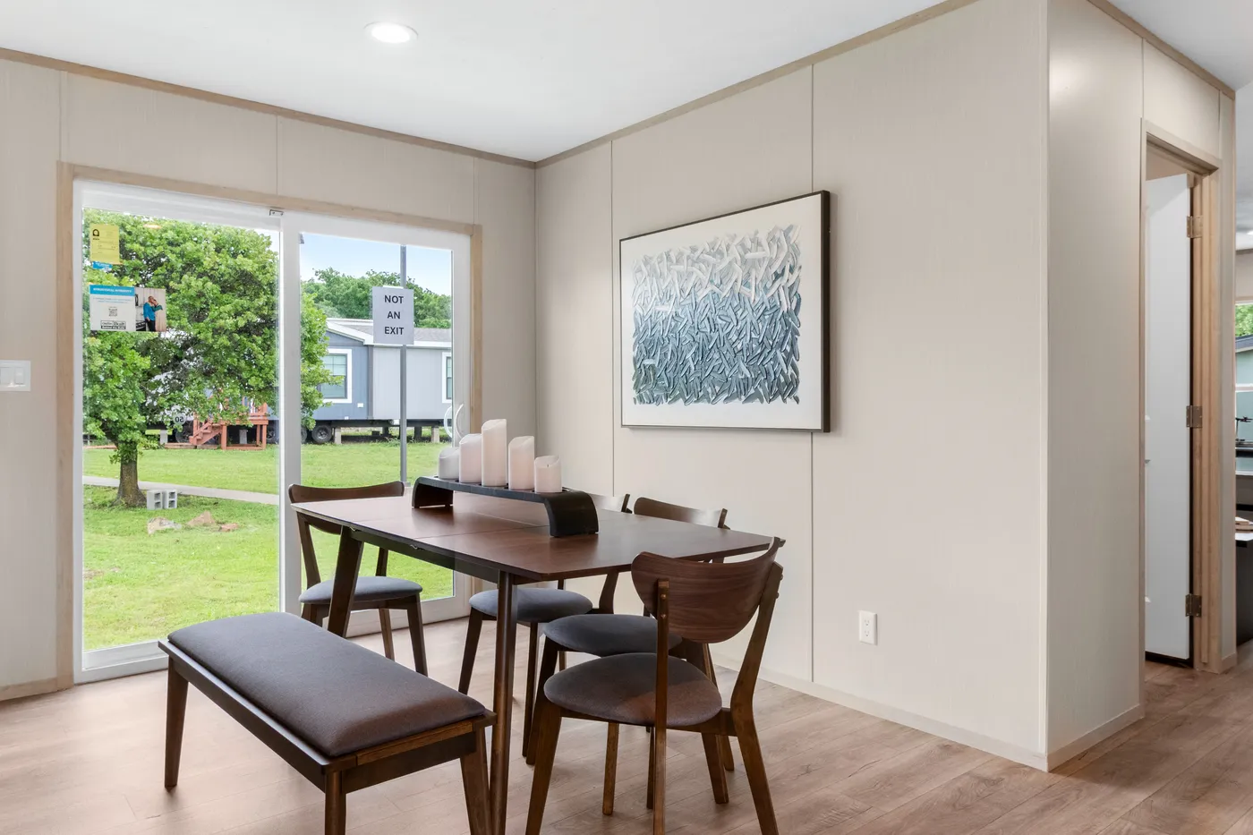 The FIJI Dining Area. This Manufactured Mobile Home features 3 bedrooms and 2 baths.