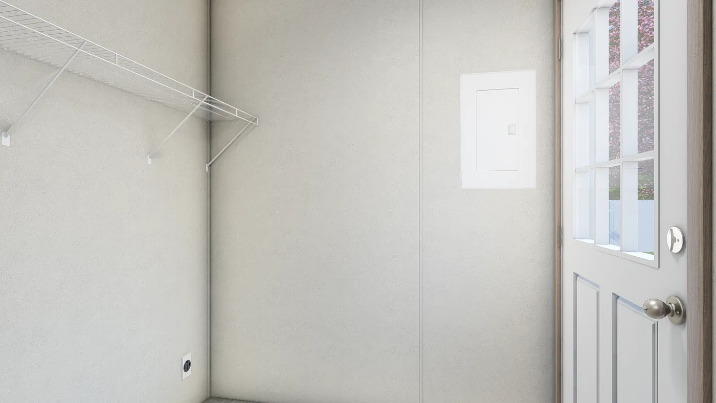The 6616-4711 THE PULSE Utility Room. This Manufactured Mobile Home features 3 bedrooms and 2 baths.