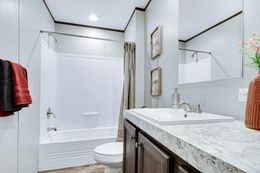 The THE ANNIVERSARY 2.1 Guest Bathroom. This Manufactured Mobile Home features 3 bedrooms and 2 baths.