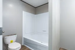 The SELECT 16722S Guest Bathroom. This Manufactured Mobile Home features 2 bedrooms and 2 baths.