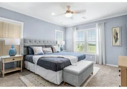 The THE BARTON CREEK Primary Bedroom. This Manufactured Mobile Home features 3 bedrooms and 2 baths.