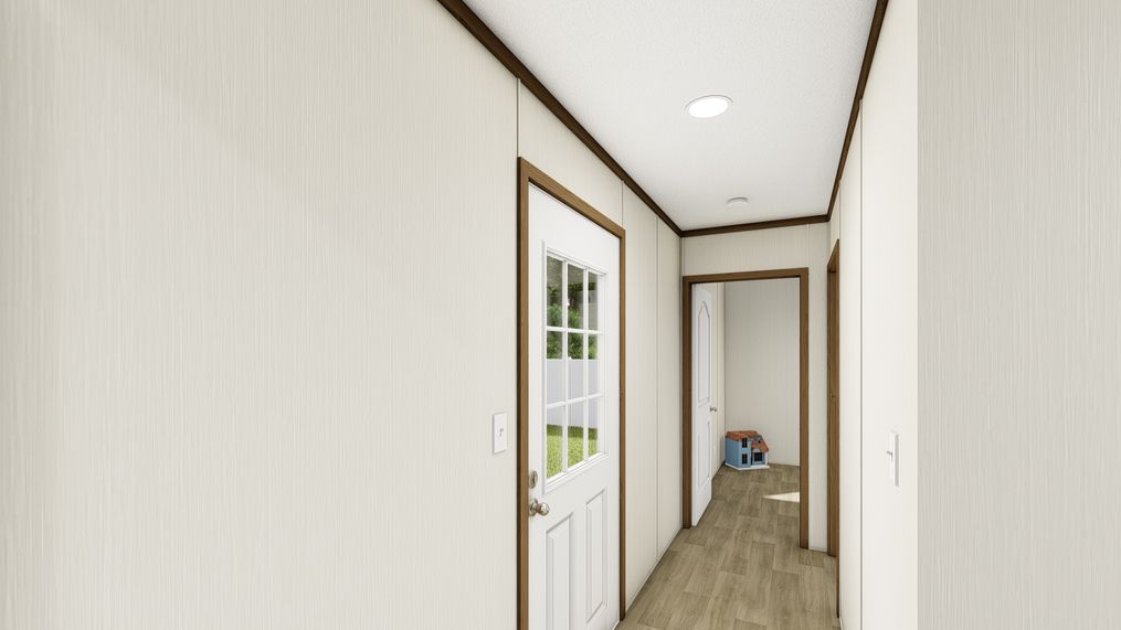 The ESSENCE Foyer. This Manufactured Mobile Home features 3 bedrooms and 2 baths.