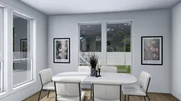The BRYCE Dining Room. This Manufactured Mobile Home features 3 bedrooms and 2 baths.