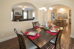 The 1545 JAMESTOWN Dining Room. This Manufactured Home features 3 bedrooms and 2 baths.