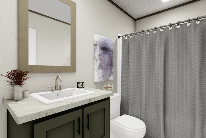 The RIO Exterior. This Manufactured Mobile Home features 3 bedrooms and 2 baths.