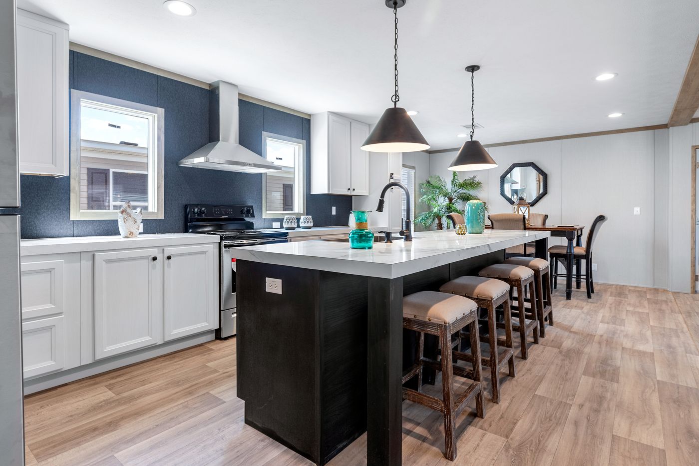 The ANATOLIA Kitchen. This Manufactured Mobile Home features 3 bedrooms and 2 baths.