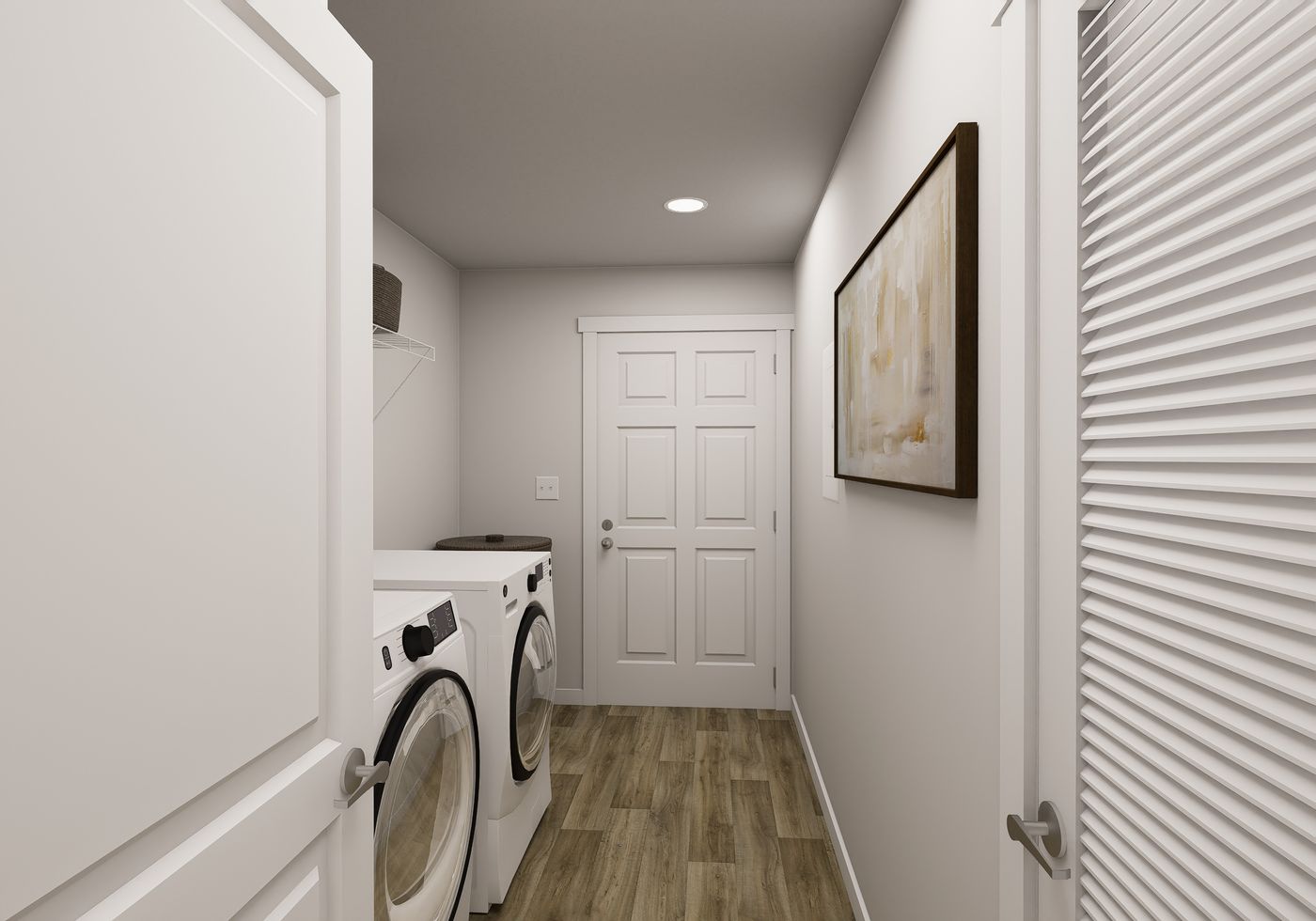 The RIGHT CHOICE 109 Utility Room. This Manufactured Mobile Home features 4 bedrooms and 2 baths.