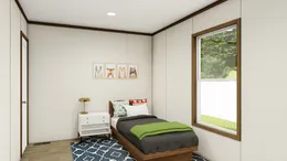The THE DESIRE Bedroom. This Manufactured Mobile Home features 3 bedrooms and 2 baths.