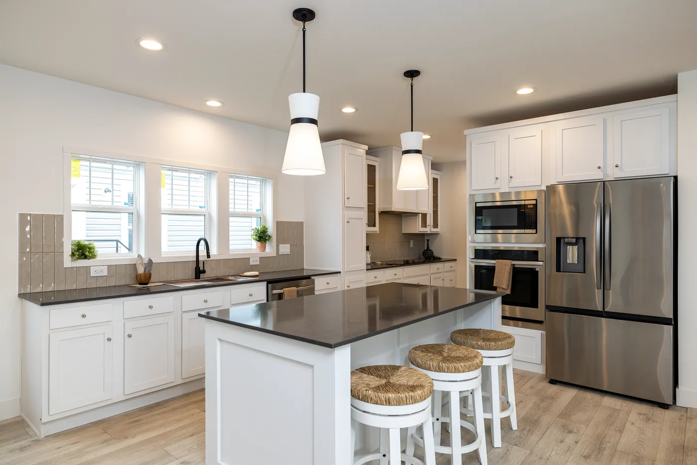 The WINSTON Kitchen. This Manufactured Mobile Home features 3 bedrooms and 2 baths.