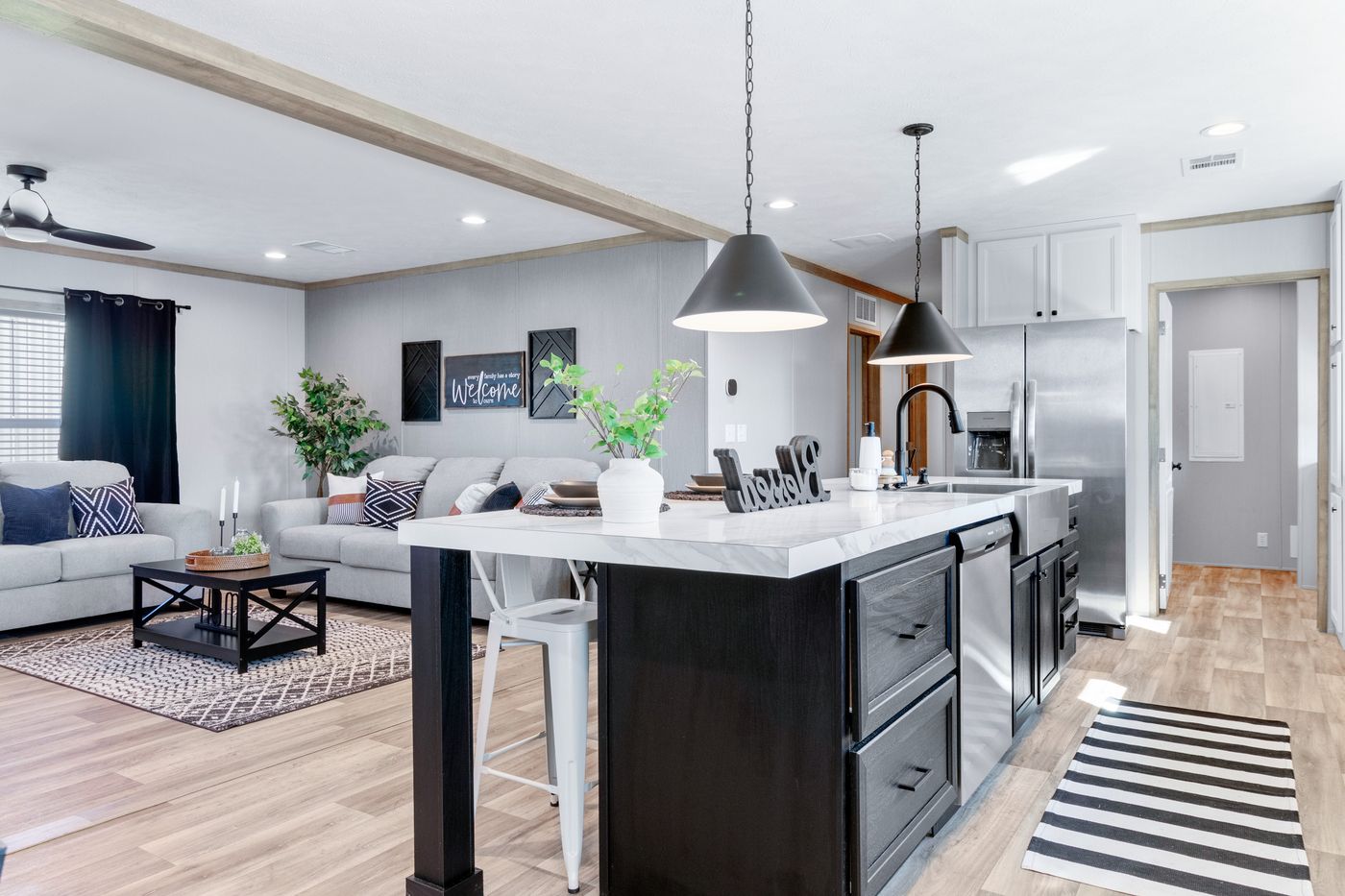 The ANATOLIA XL Kitchen. This Manufactured Mobile Home features 3 bedrooms and 2 baths.