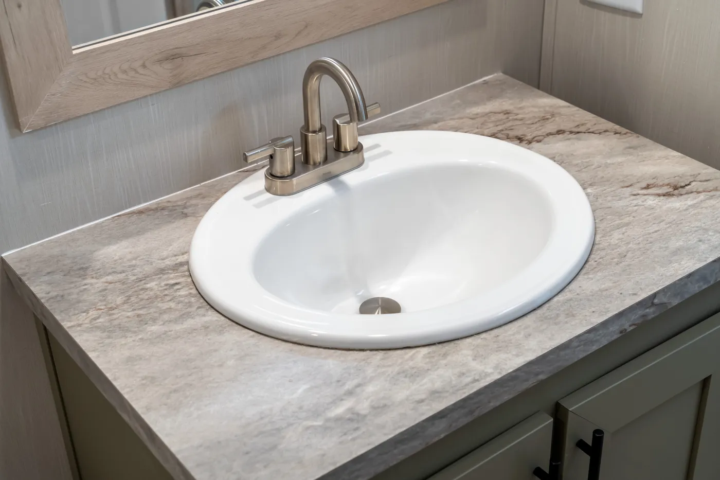 The DESOTO Guest Bedroom. This Manufactured Mobile Home features 3 bedrooms and 2 baths.