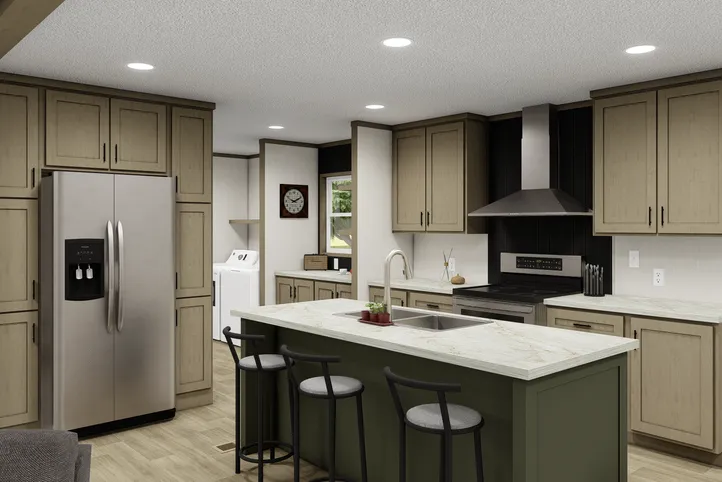The RIO Exterior. This Manufactured Mobile Home features 3 bedrooms and 2 baths.