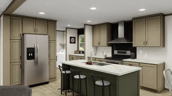 The RIO Exterior. This Manufactured Mobile Home features 3 bedrooms and 2 baths.