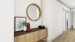 The SOLSBURY HILL Foyer. This Manufactured Mobile Home features 3 bedrooms and 2 baths.