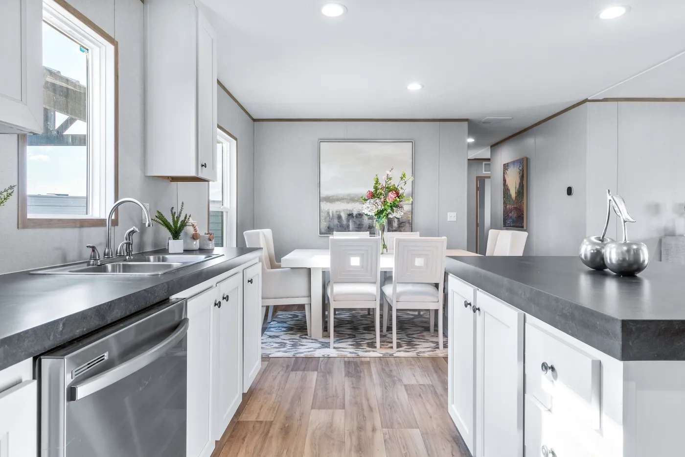 The ASPIRE Kitchen. This Manufactured Mobile Home features 3 bedrooms and 2 baths.