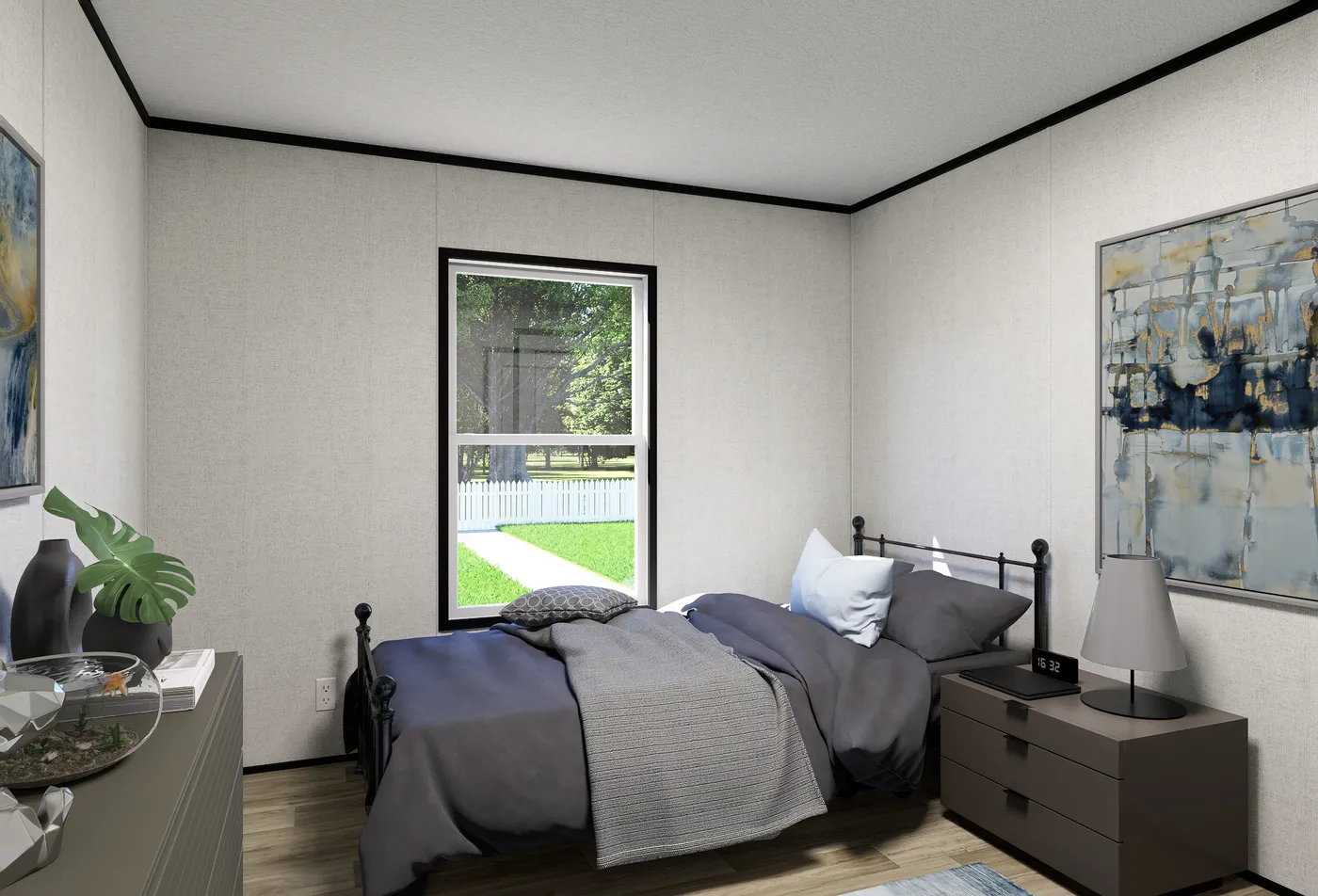 The ECLIPSE Guest Bedroom. This Manufactured Mobile Home features 4 bedrooms and 2 baths.