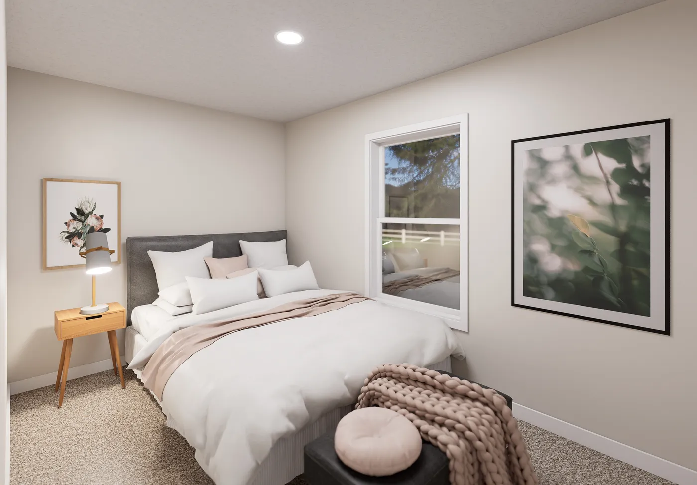 The 5015 IMAGINE Guest Bedroom. This Manufactured Mobile Home features 3 bedrooms and 2 baths.