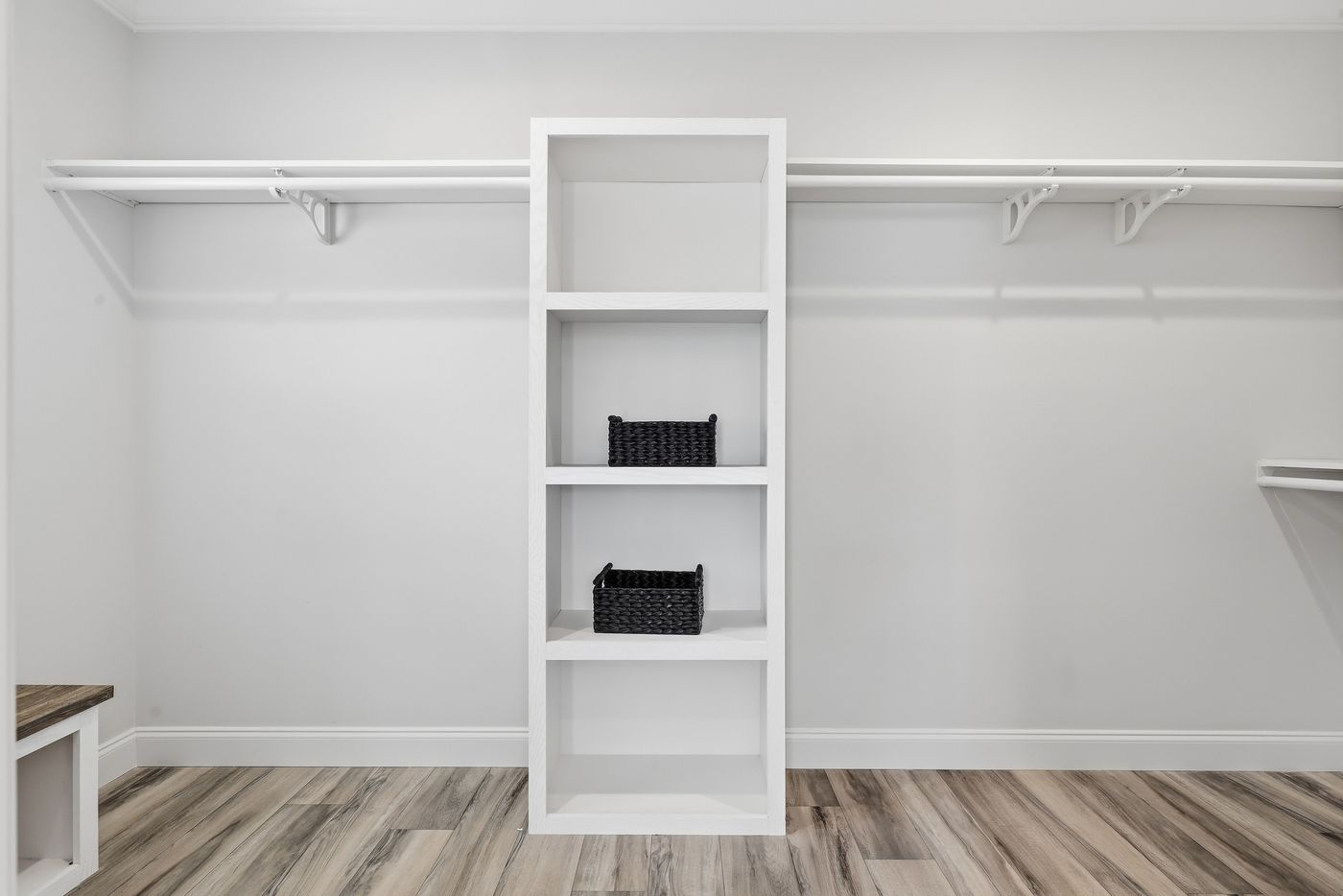 The THE SUMMIT Primary Bedroom. This Manufactured Mobile Home features 3 bedrooms and 2 baths.