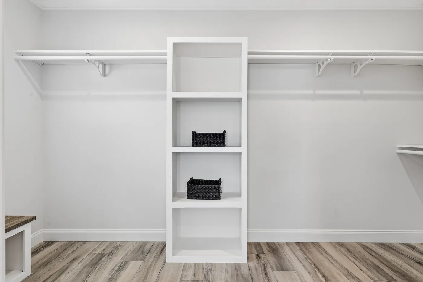 The THE SUMMIT Primary Bedroom. This Manufactured Mobile Home features 3 bedrooms and 2 baths.