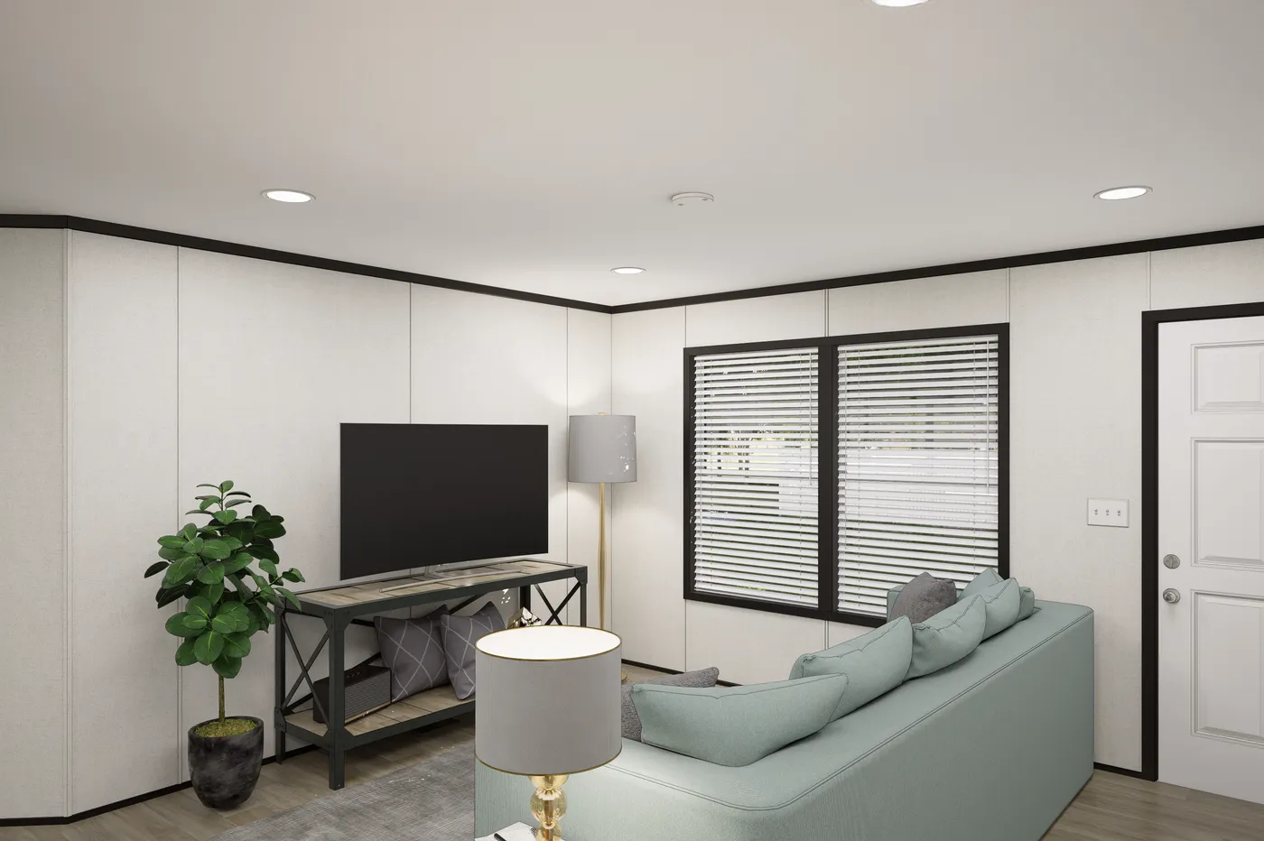 The PLATINUM ANNIVERSARY Exterior. This Manufactured Mobile Home features 3 bedrooms and 2 baths.